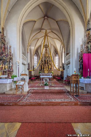 Gemeinde Aschau Landkreis Mühldorf Pfarrkirche Mariä Himmelfahrt (Dirschl Johann) Deutschland MÜ